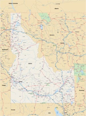 Idaho Map