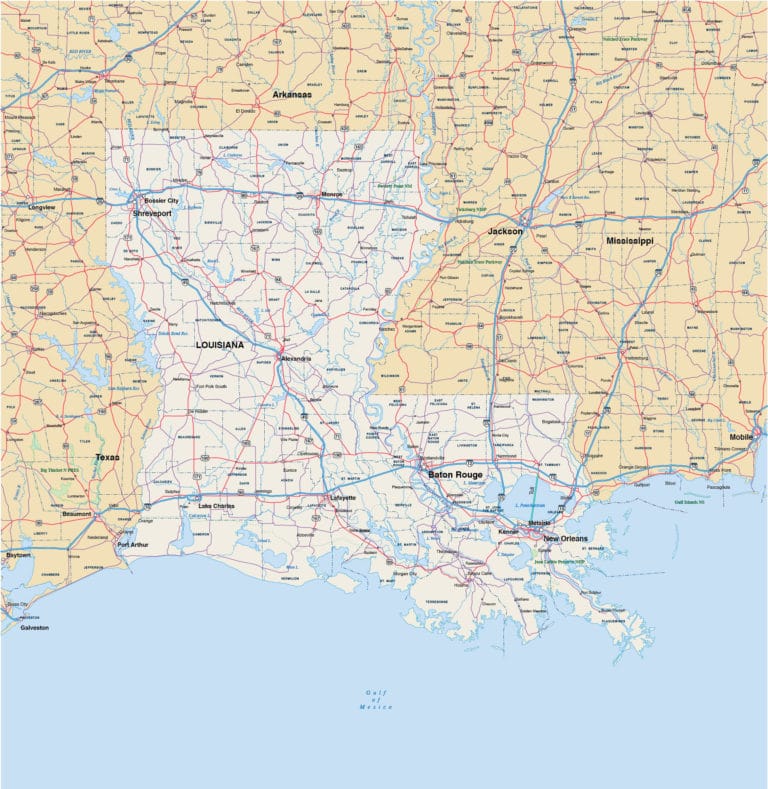 New Orleans Downtown Map Digital Creative Force