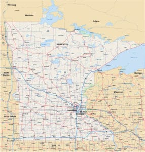 Minneapolis & St Paul Metro Map | Digital| Creative Force