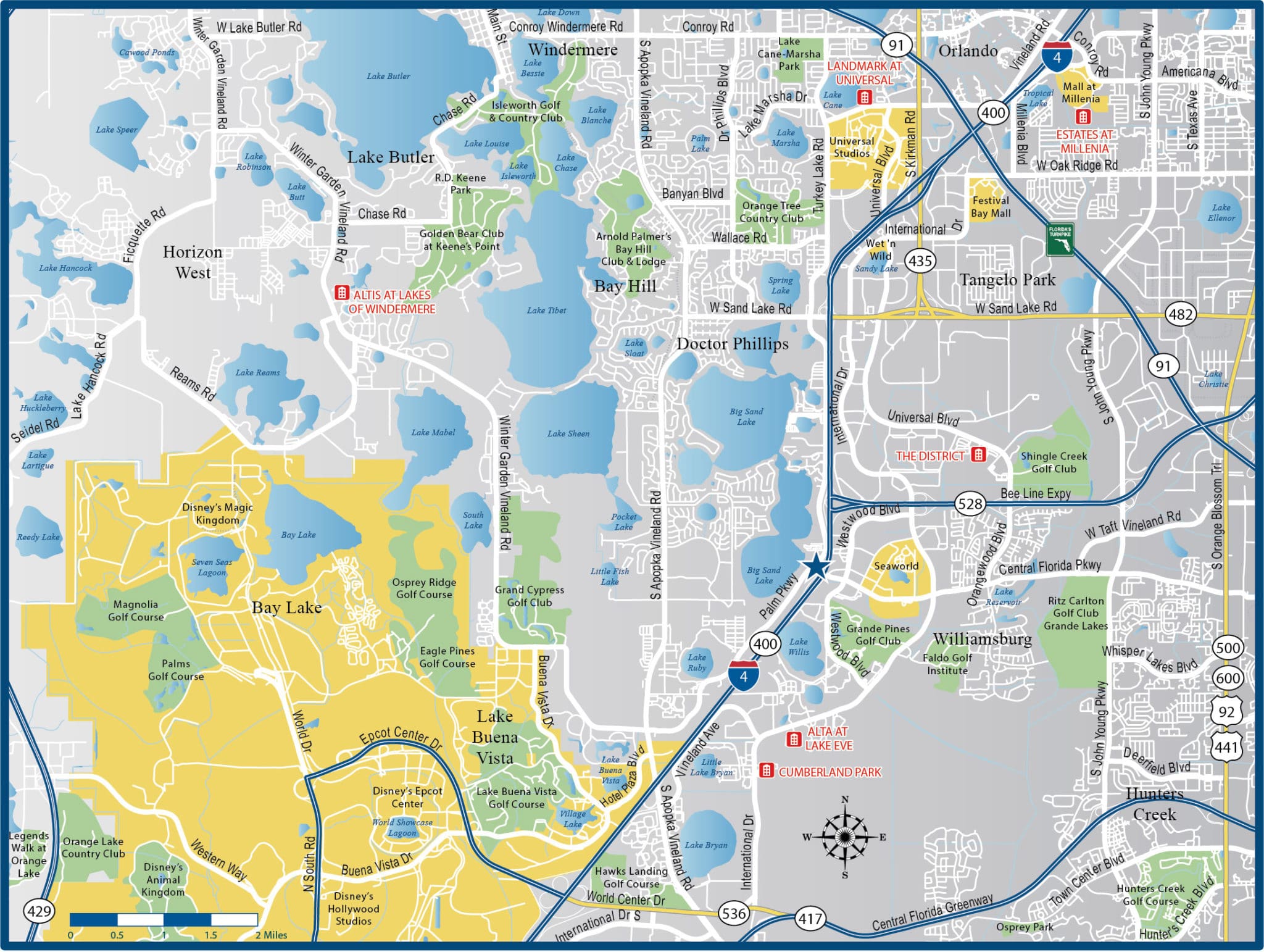 Custom Real Estate Maps Digital & Wall Creative Force