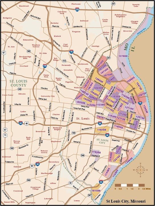 Custom Zip Codes & Census Maps | Digital Vector & Wall