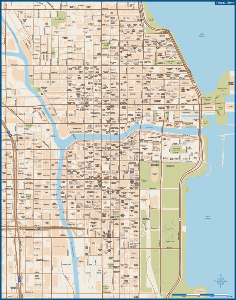 chicago-downtown-map-digital-vector-creative-force