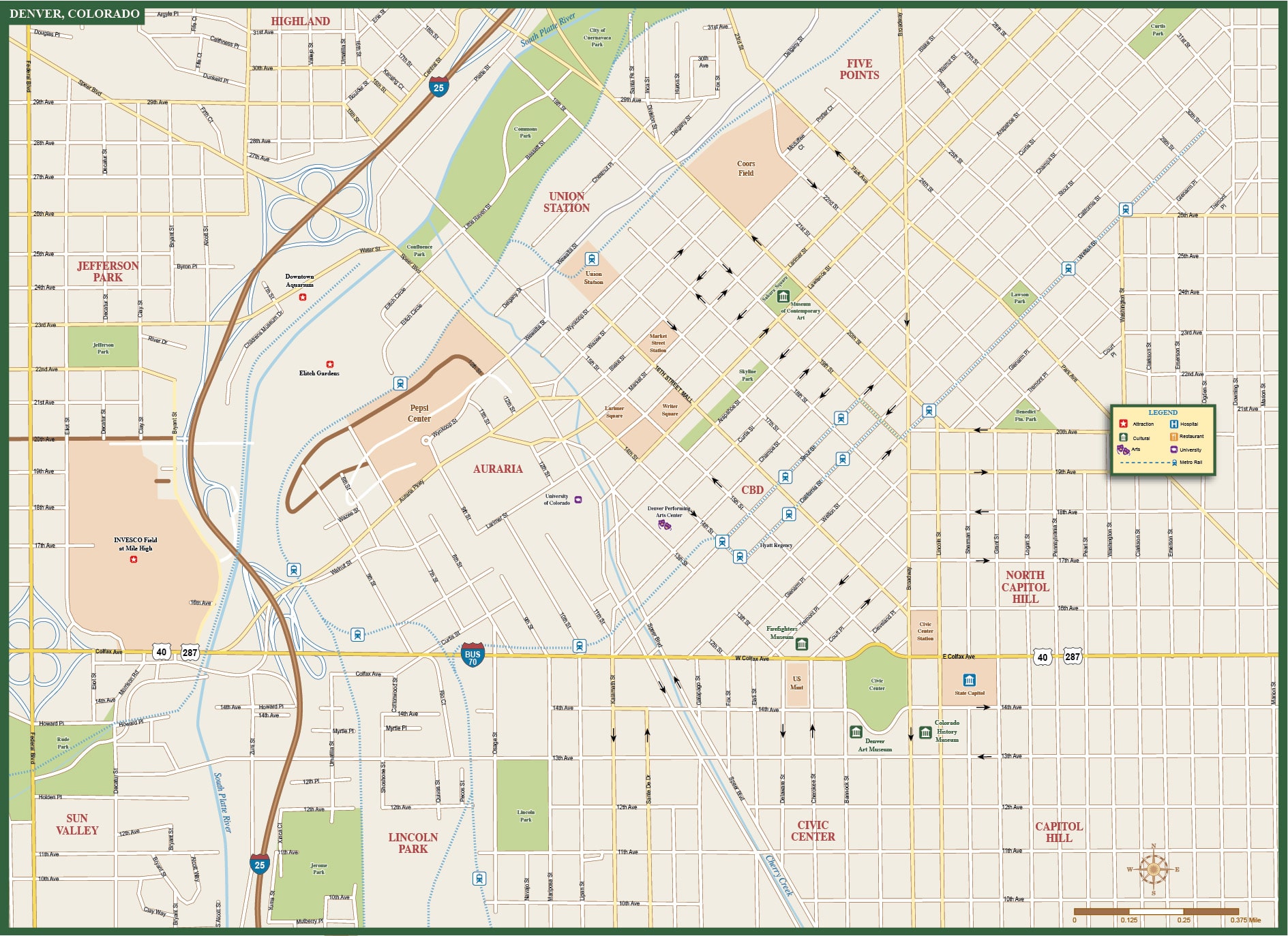 visit denver map