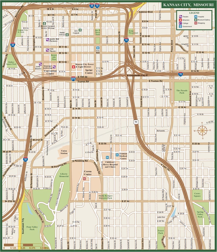 Kansas City Metro Map | Digital Vector | Creative Force
