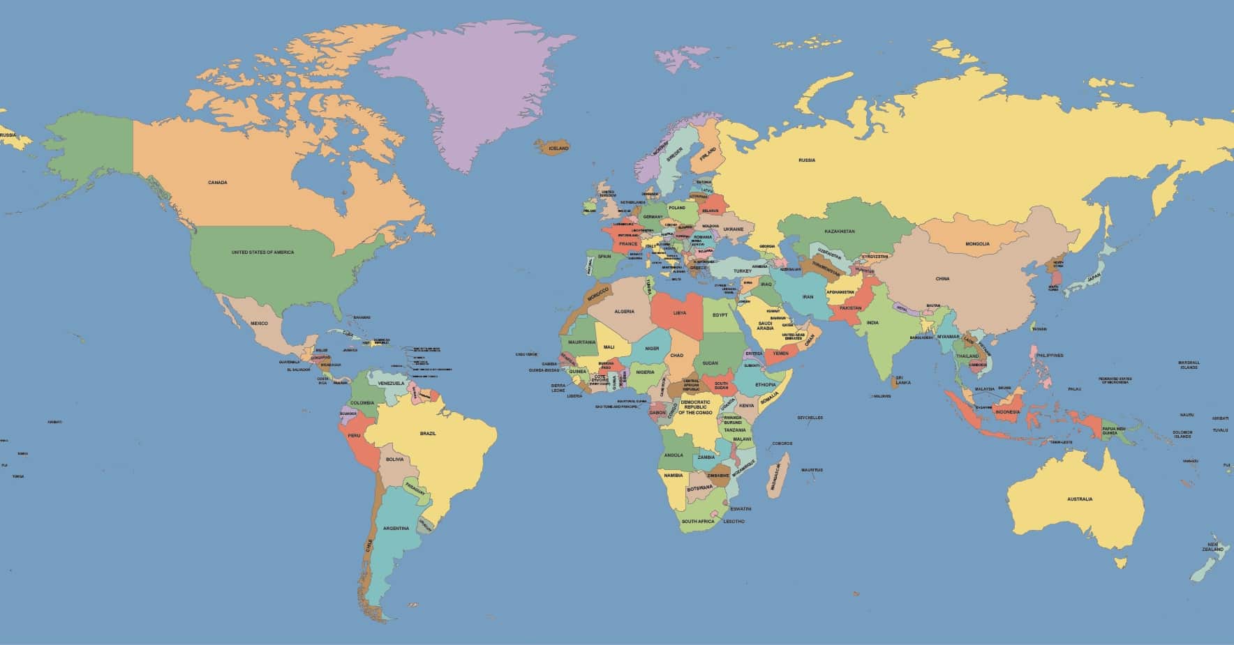 Wordle World Map
